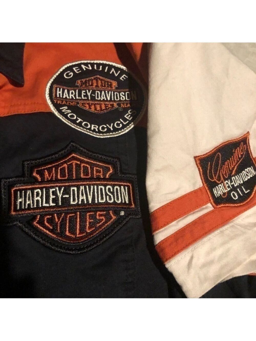 🦅 Plus Size Harley-Davidson® Women's Classic Colorblocked Zip Front Shirt